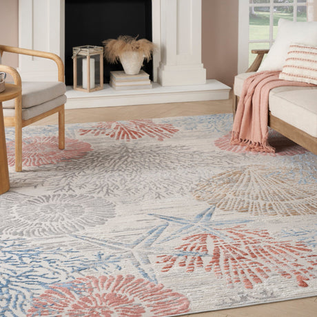 Nourison Seaside Sds04 Multicolor Rug - Nourison - 99446955074