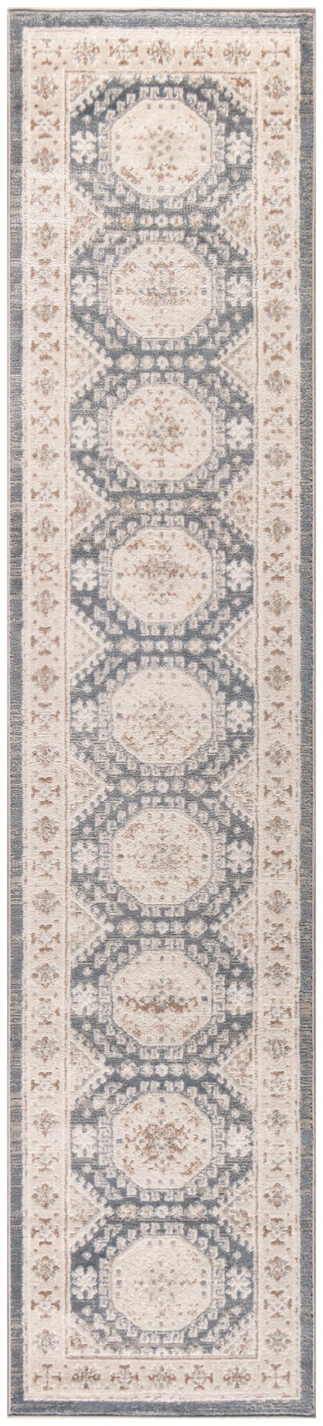 Nourison Serenity Home Srh01 Ivory Blue Rug - Nourison - 99446918246