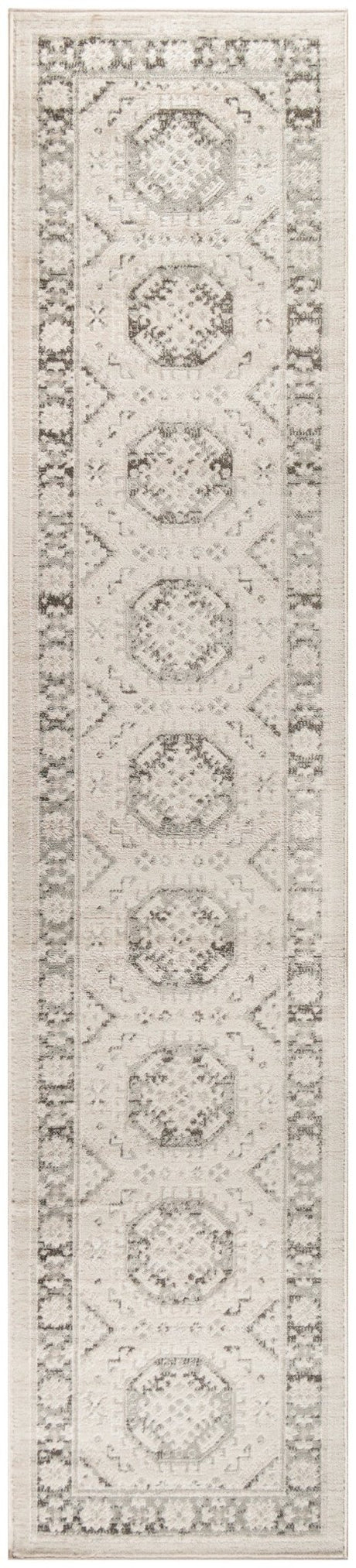 Nourison Serenity Home Srh01 Ivory Grey Rug - Nourison - 99446918154