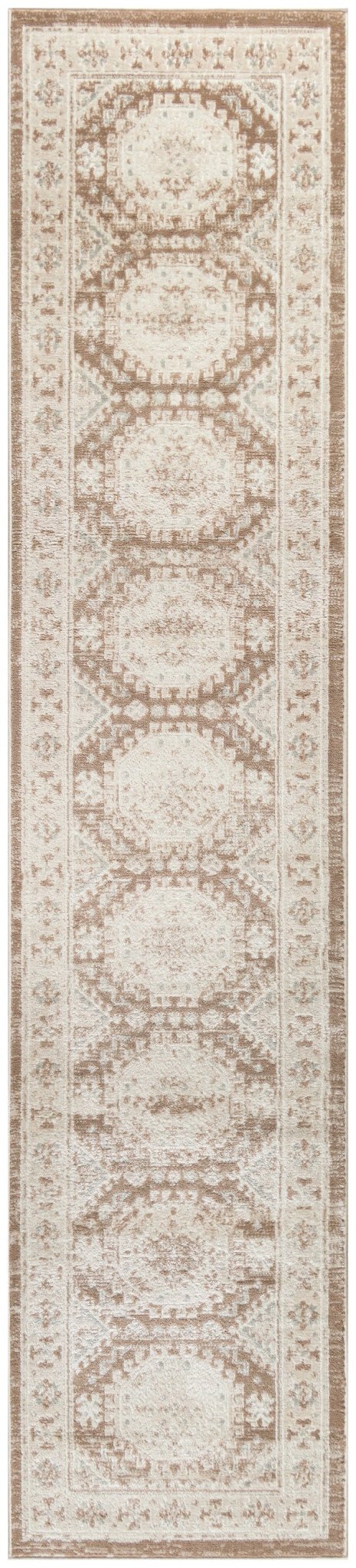 Nourison Serenity Home Srh01 Ivory Mocha Rug - Nourison - 99446918192