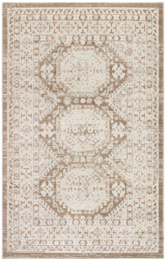 Nourison Serenity Home Srh01 Ivory Mocha Rug - Nourison - 99446918208