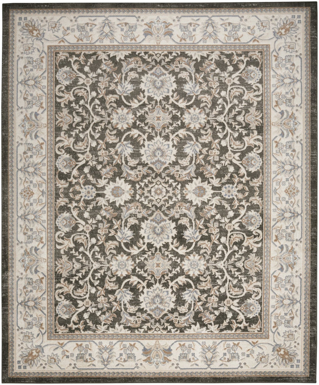 Nourison Serenity Home Srh02 Ivory Grey Blue Rug - Nourison - 99446918376