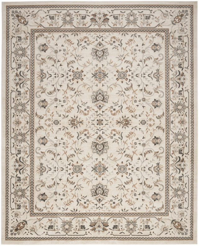 Nourison Serenity Home Srh02 Ivory Mocha Rug - Nourison - 99446918314