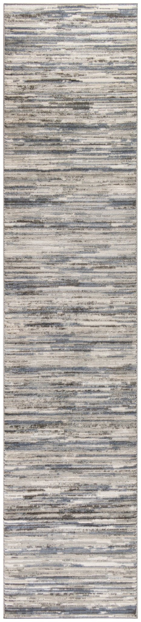 Nourison Serenity Home Srh03 Ivory Grey Blue Rug - Nourison - 99446918406