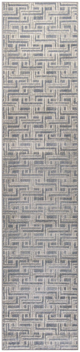 Nourison Serenity Home Srh04 Blue Ivory Rug - Nourison - 99446918598