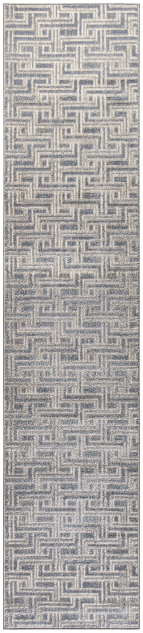 Nourison Serenity Home Srh04 Blue Ivory Rug - Nourison - 99446918598