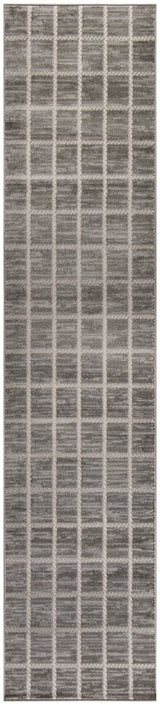 Nourison Serenity Home Srh05 Grey Ivory Rug - Nourison - 99446918680