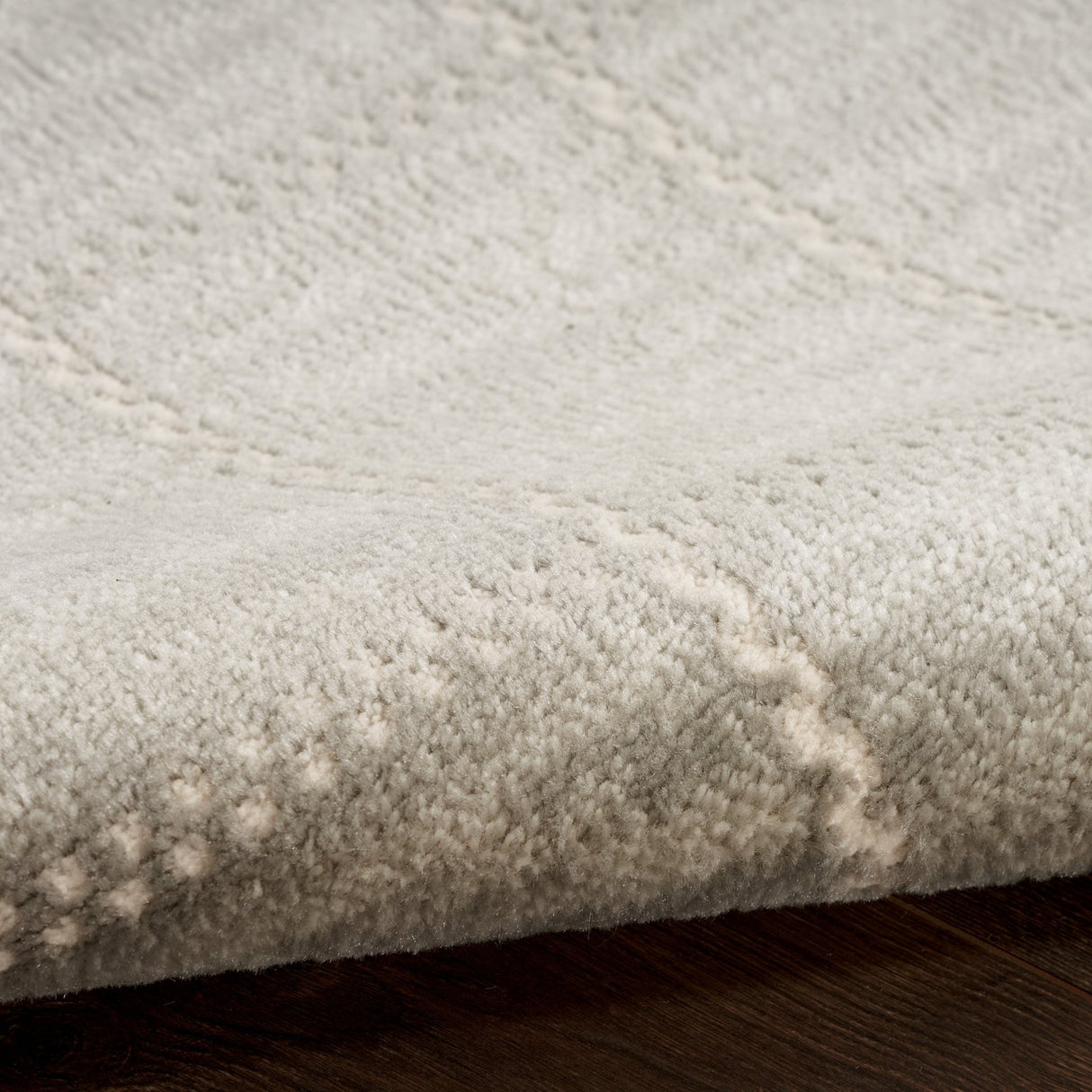 Nourison Serenity Home Srh05 Light Grey Rug - Nourison - 99446918826