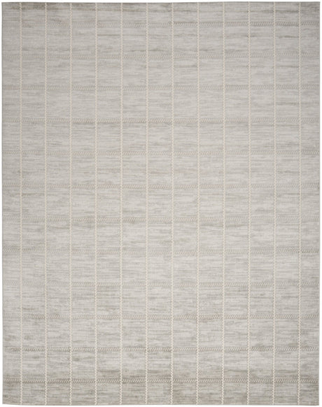 Nourison Serenity Home Srh05 Light Grey Rug - Nourison - 99446918833