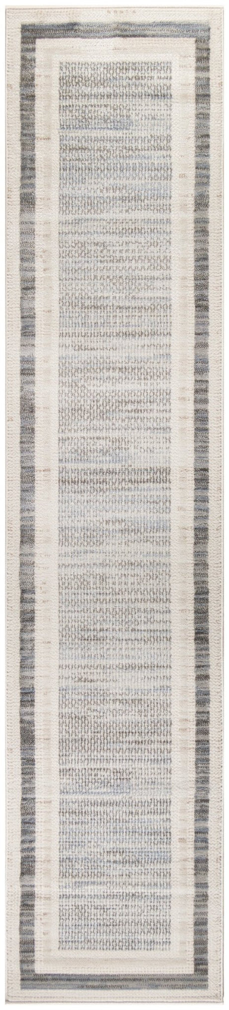 Nourison Serenity Home Srh07 Grey Ivory Rug - Nourison - 99446918963