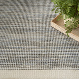 Nourison Serenity Home Srh07 Grey Ivory Rug - Nourison - 99446918963