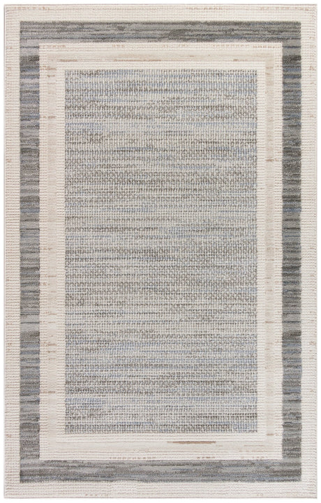 Nourison Serenity Home Srh07 Grey Ivory Rug - Nourison - 99446918970