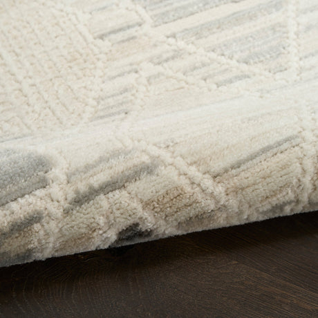 Nourison Serenity Home SRH08 Beige Grey Contemporary Area Rugs - 841491136317
