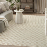 Nourison Serenity Home SRH10 Beige Contemporary Area Rugs