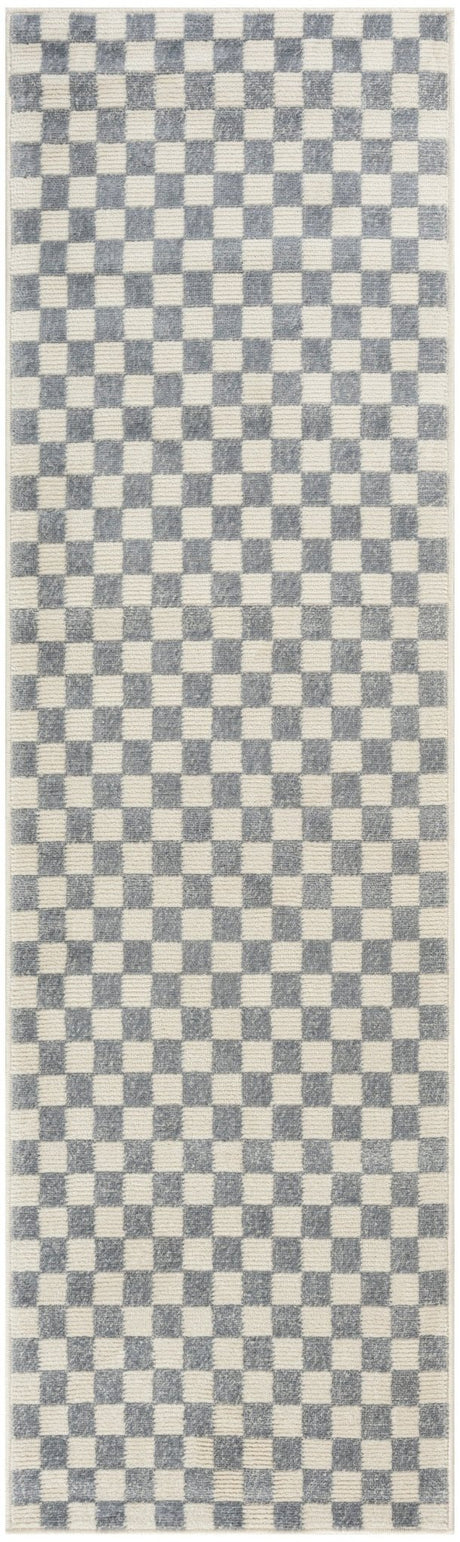 Nourison Serenity Home SRH10 Ivory Blue Contemporary Area Rugs