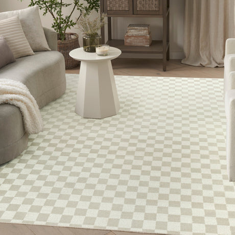 Nourison Serenity Home SRH10 Ivory Contemporary Area Rugs