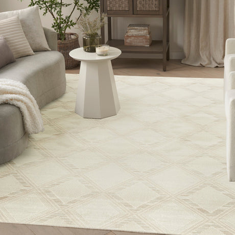 Nourison Serenity Home SRH11 Ivory Contemporary Area Rugs