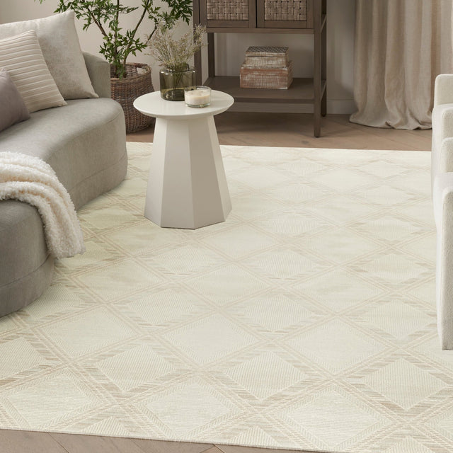 Nourison Serenity Home SRH11 Ivory Contemporary Area Rugs