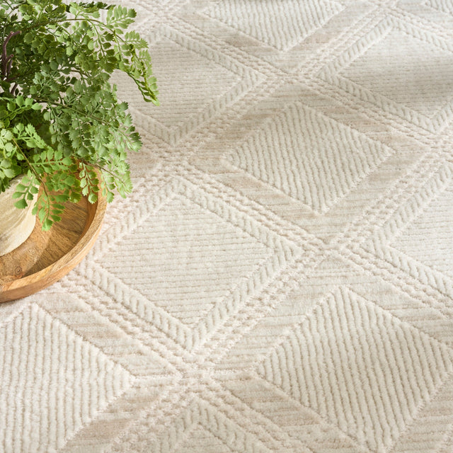 Nourison Serenity Home SRH11 Ivory Contemporary Area Rugs - 841491136676