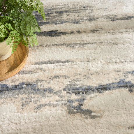 Nourison Serenity Home SRH12 Blue Multicolor Contemporary Area Rugs - 841491136737