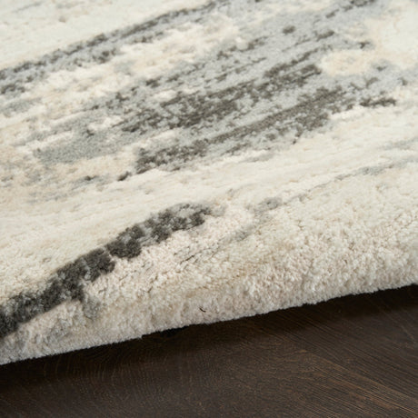 Nourison Serenity Home SRH12 Grey Multicolor Contemporary Area Rugs - 841491136799