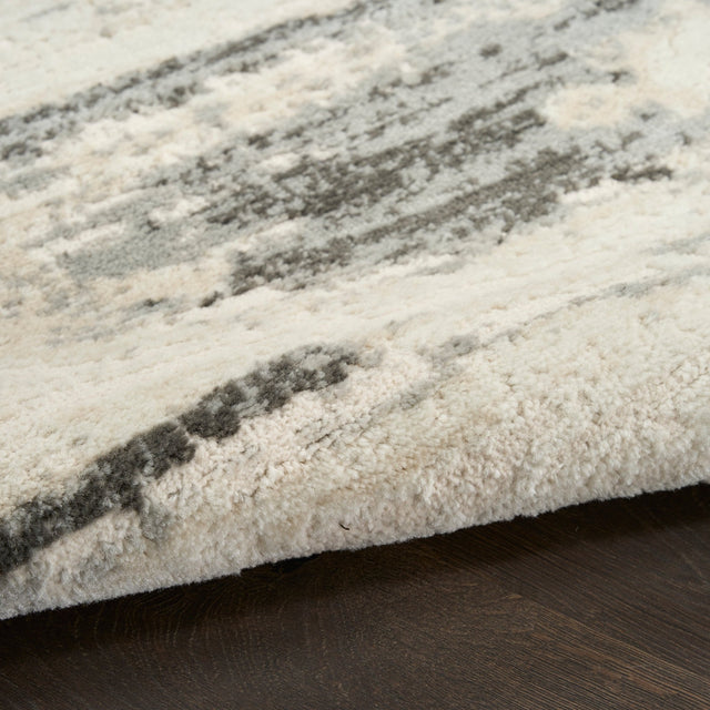 Nourison Serenity Home SRH12 Grey Multicolor Contemporary Area Rugs - 841491136799