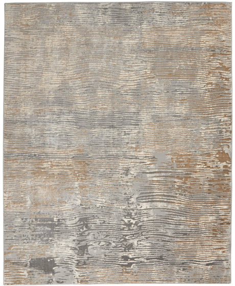 Nourison Solace Sla01 Grey/Beige Rugs - Nourison - 99446756732