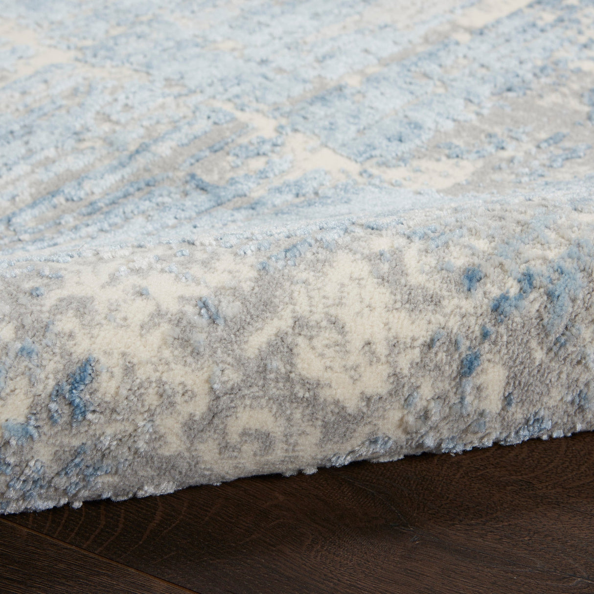 Nourison Solace Sla02 Ivory/Grey/Blue Rugs - Nourison - 99446756831