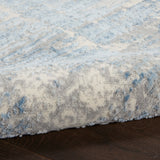 Nourison Solace Sla02 Ivory/Grey/Blue Rugs - Nourison - 99446756831