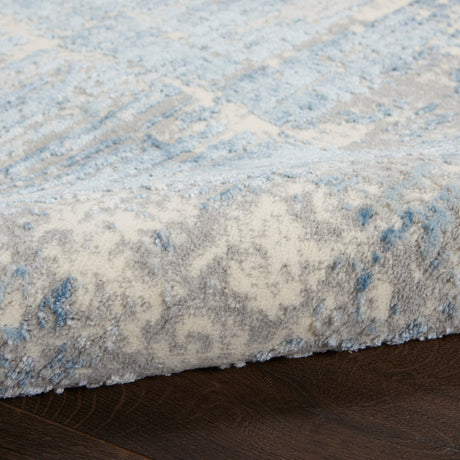Nourison Solace Sla02 Ivory/Grey/Blue Rugs - Nourison - 99446756831