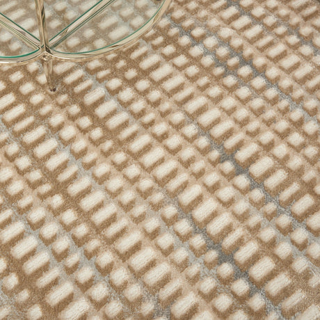 Nourison Solace Sla04 Beige/Blue Rugs - Nourison - 99446768889
