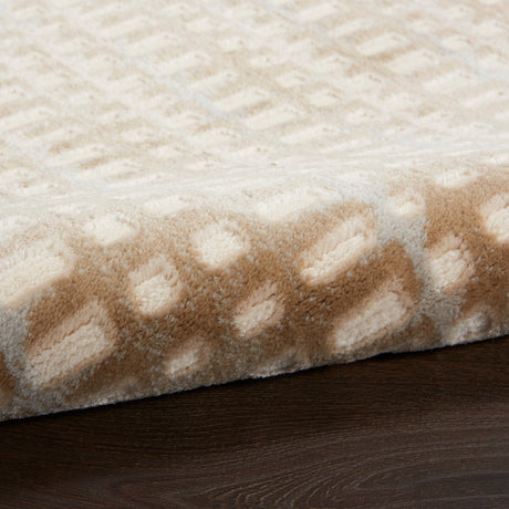 Nourison Solace Sla04 Beige/Blue Rugs - Nourison - 99446768889