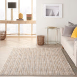 Nourison Solace Sla04 Beige/Blue Rugs - Nourison - 99446768896