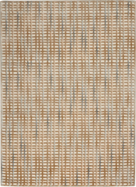 Nourison Solace Sla04 Beige/Blue Rugs - Nourison - 99446768896