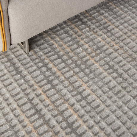 Nourison Solace Sla04 Grey/Beige Rugs - Nourison - 99446768858