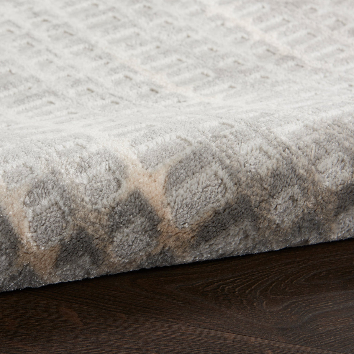 Nourison Solace Sla04 Grey/Beige Rugs - Nourison - 99446768858