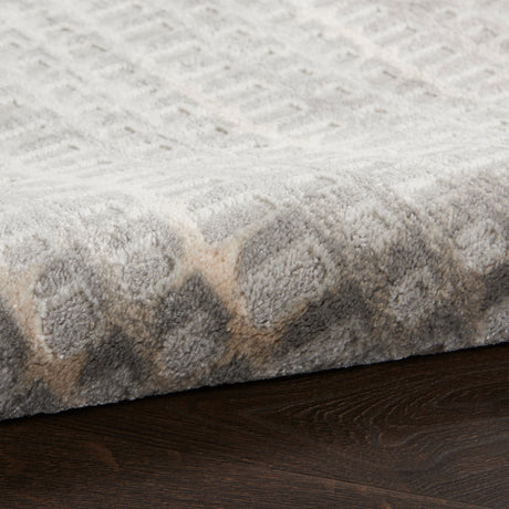 Nourison Solace Sla04 Grey/Beige Rugs - Nourison - 99446768858