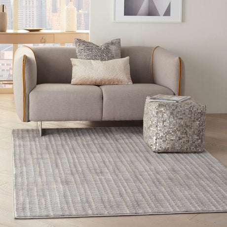 Nourison Solace Sla04 Grey/Beige Rugs - Nourison - 99446768858