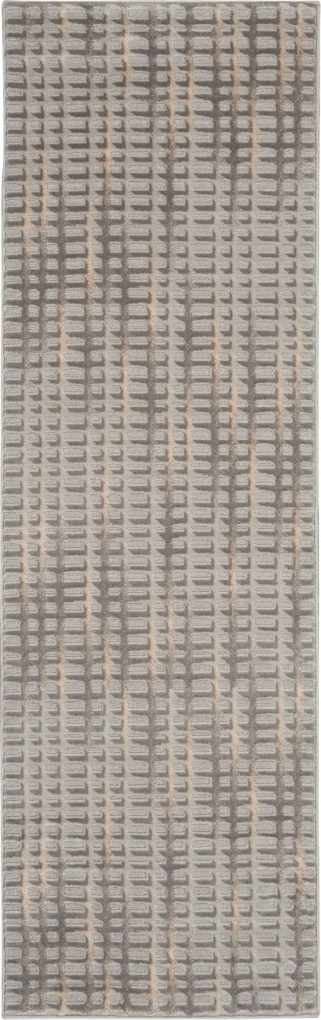 Nourison Solace Sla04 Grey/Beige Rugs - Nourison - 99446768858