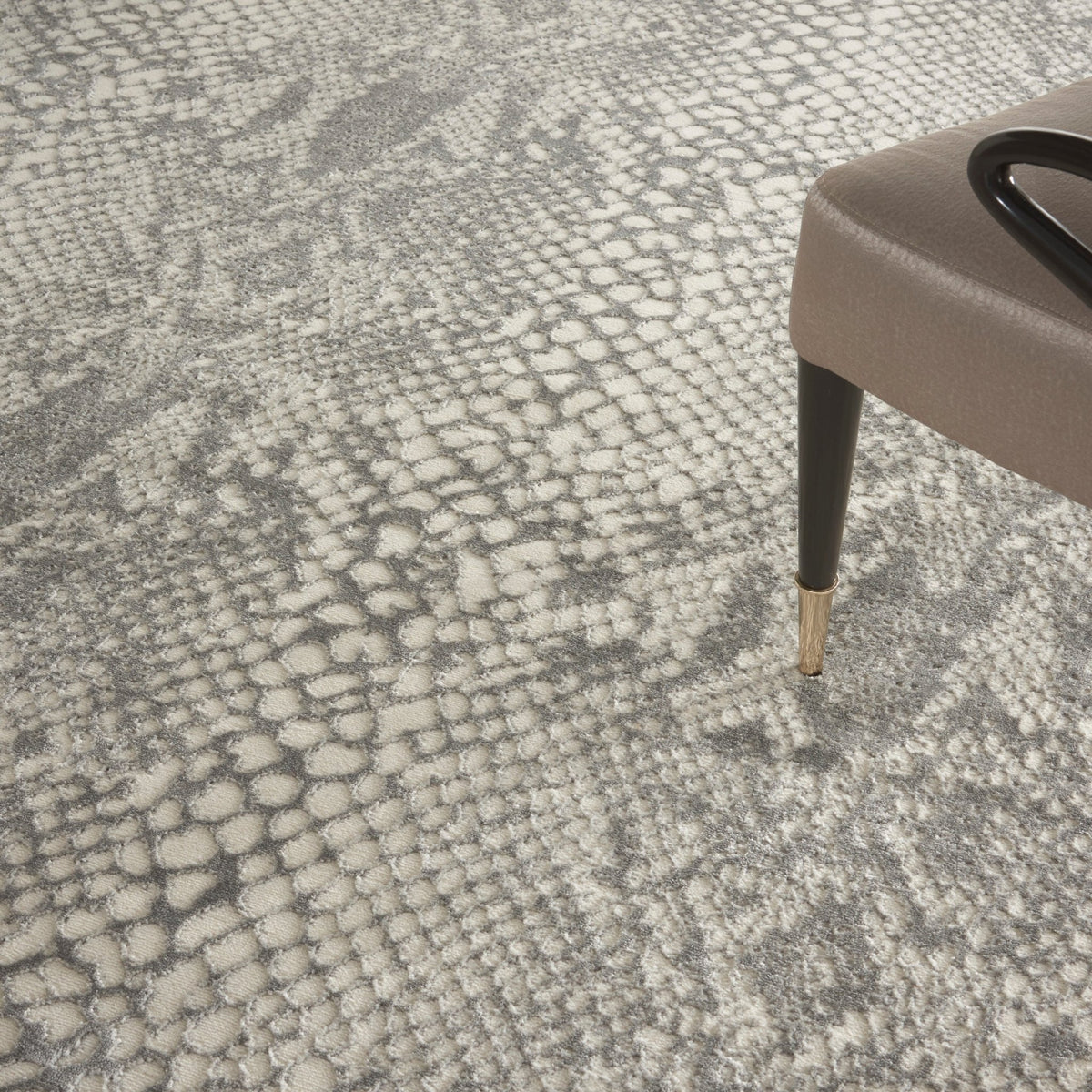 Nourison Solace Sla06 Ivory/Grey Rugs - Nourison - 99446782588