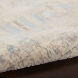Nourison Solace Sla08 Ivory/Grey/Blue Rug - Nourison - 99446857620