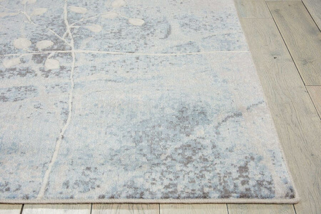 Nourison Somerset St74 Silver Blue Rugs - Nourison - 31201