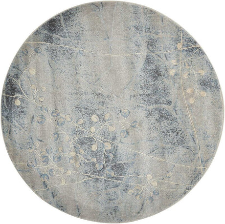 Nourison Somerset St74 Silver Blue Rugs - Nourison - 31209