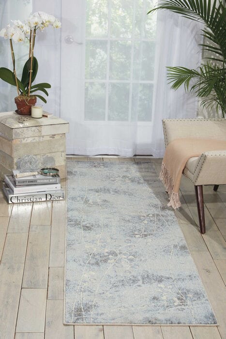 Nourison Somerset St74 Silver Blue Rugs - Nourison - 31209