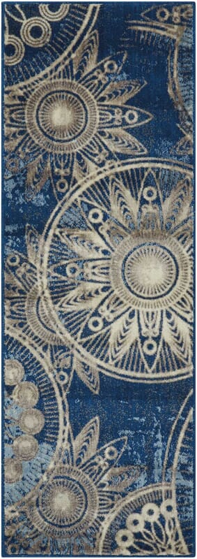 Nourison Somerset St764 Denim Rugs - Nourison - 34298