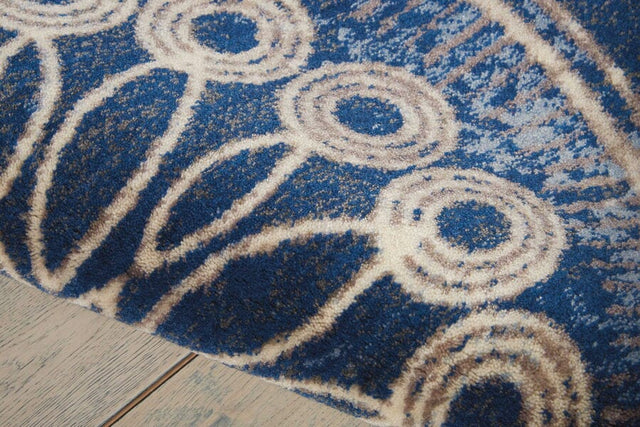 Nourison Somerset St764 Denim Rugs - Nourison - 34304