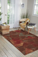Nourison Somerset St77 Multi Color Rugs - Nourison - 16030