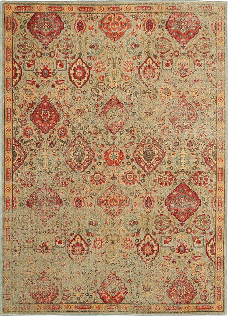 Nourison Somerset St90 Light Green Rugs - Nourison - 99446098771