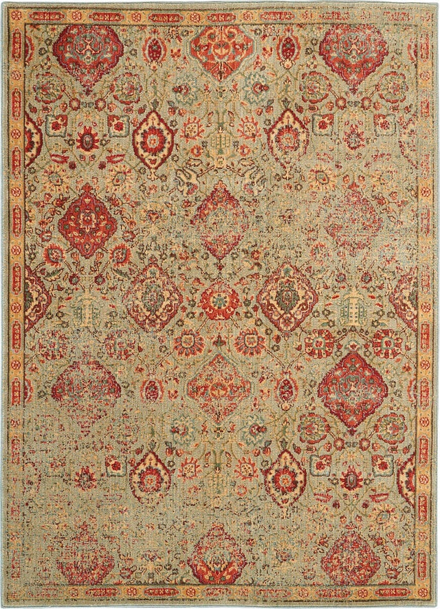 Nourison Somerset St90 Light Green Rugs - Nourison - 99446098771