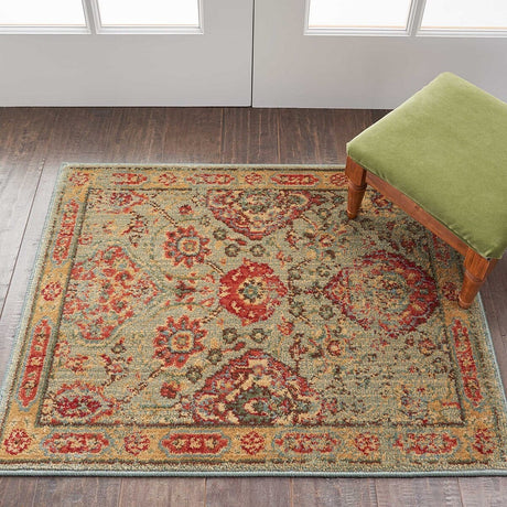 Nourison Somerset St90 Light Green Rugs - Nourison - 99446098771